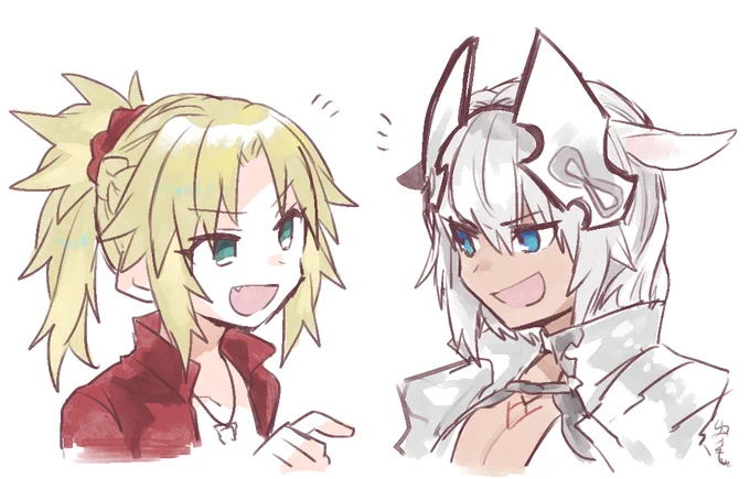 カイニスとモーさん仲よさげやんけ可愛い(マイルームボイス) 