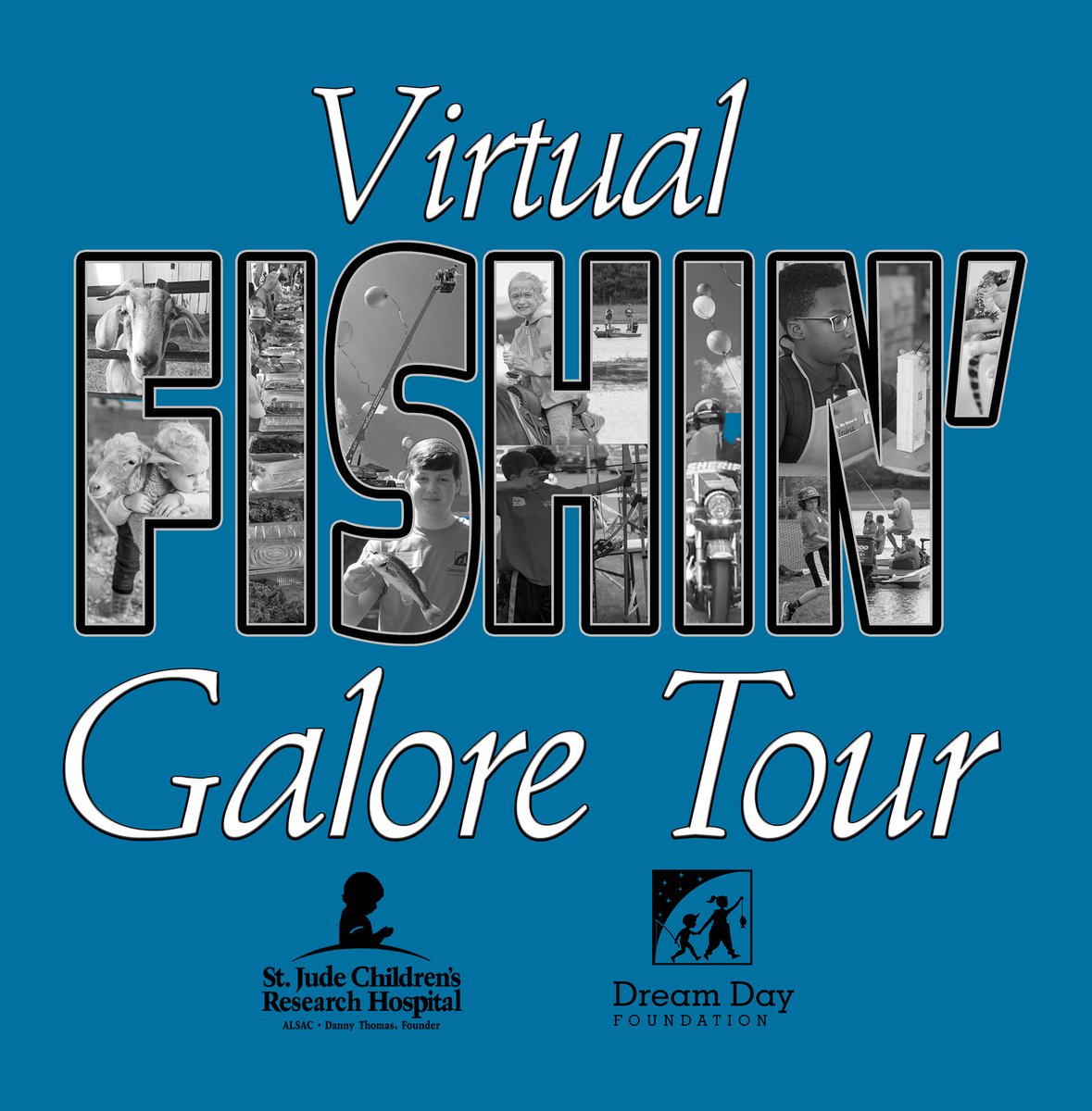 #VirtualFishinGaloreTour is COMING SOON! Check FaceBook, Twitter &amp; Instagram for updates! More details will be announced soon!! SHARE with friends who may be St. Jude patients, DDF Volunteers, Sponsors/Donors!! Tell them to FOLLOW DDF so they don't miss out on FISHIN Galore Tour!
