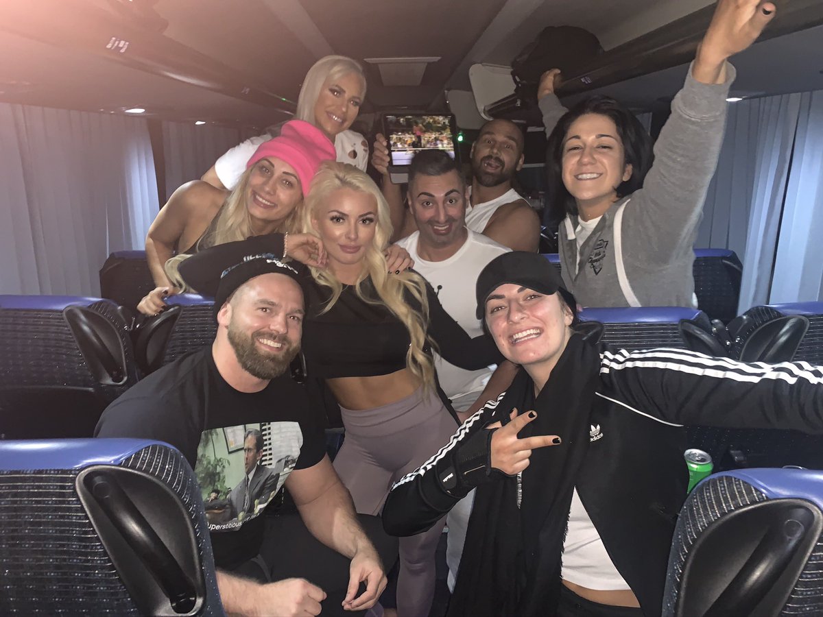 mandysacs's tweet photo. Love you guys 😒 @DashWilderWWE @ScottDawsonWWE Gonna miss ya😫😫♥️♥️ https://t.co/Z7uNQHTcmh