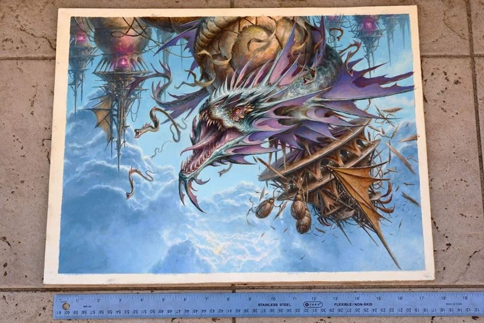 Vorthos Mike V Twitter Magic Original Art Auctions Ending Tonight Xyris The Writhing Storm By Filip Burburan Acrylics On Board 17 X 13 5 Inches 43 18cm X 34 29cm It S A Hefty 6000 For