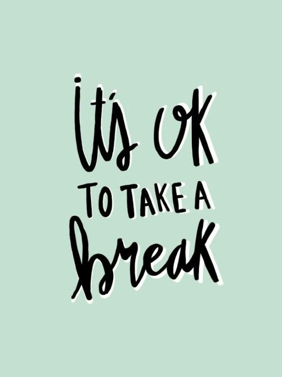 Everyone needs a breather now and then💆 ‍have a lovely weekend and make sure to give yourself a little break✨