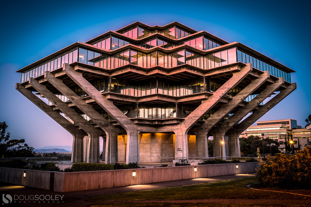 "Windowless." "Grim." "Dark." "Boring."The Geisel Library at UCSD cordially invites you to go fuck yourself.