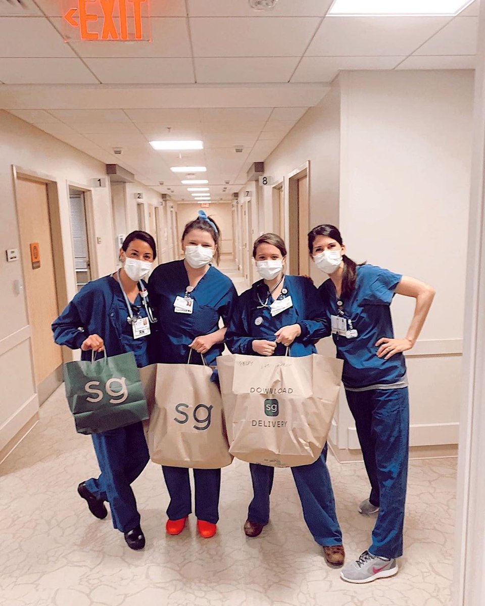  @sweetgreen launched Impact Outpost in partnership with  @WCKitchen by  @chefjoseandres to deliver free meals to hospital workers and medical personnel. To date, they've donated over 10,000 meals.  #ChefsForAmerica https://bit.ly/2RrRf3k 