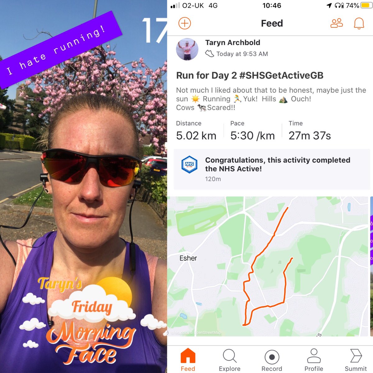 There, no excuses now <a href="/SurbitonSki/">Surbiton Ski Racing</a>  I’ve even been running and I hate running!! 🏃‍♀️#SHSGetActiveGB