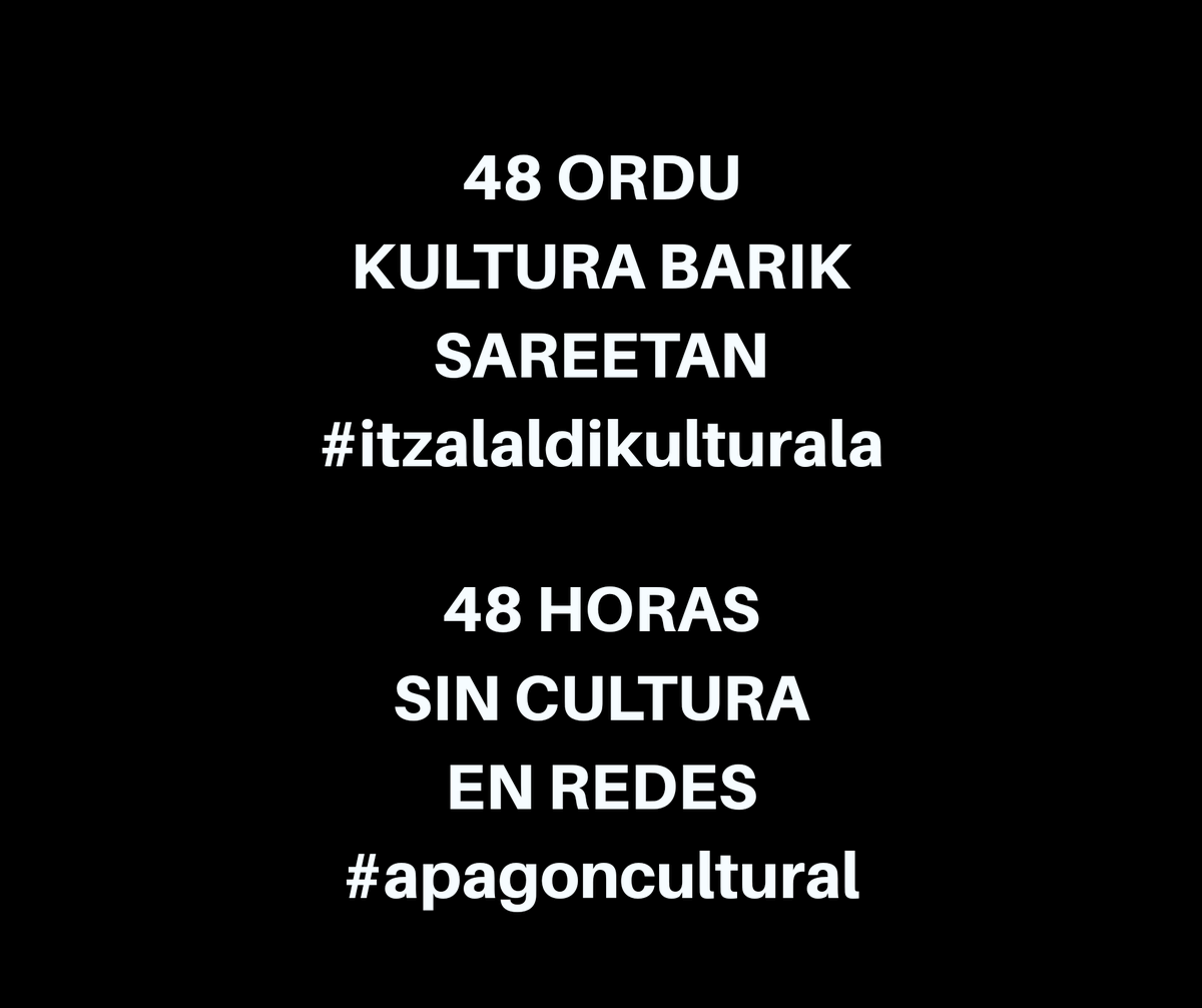 #itzalaldikulturala #ApagonCultural #apagonculturalenredes
