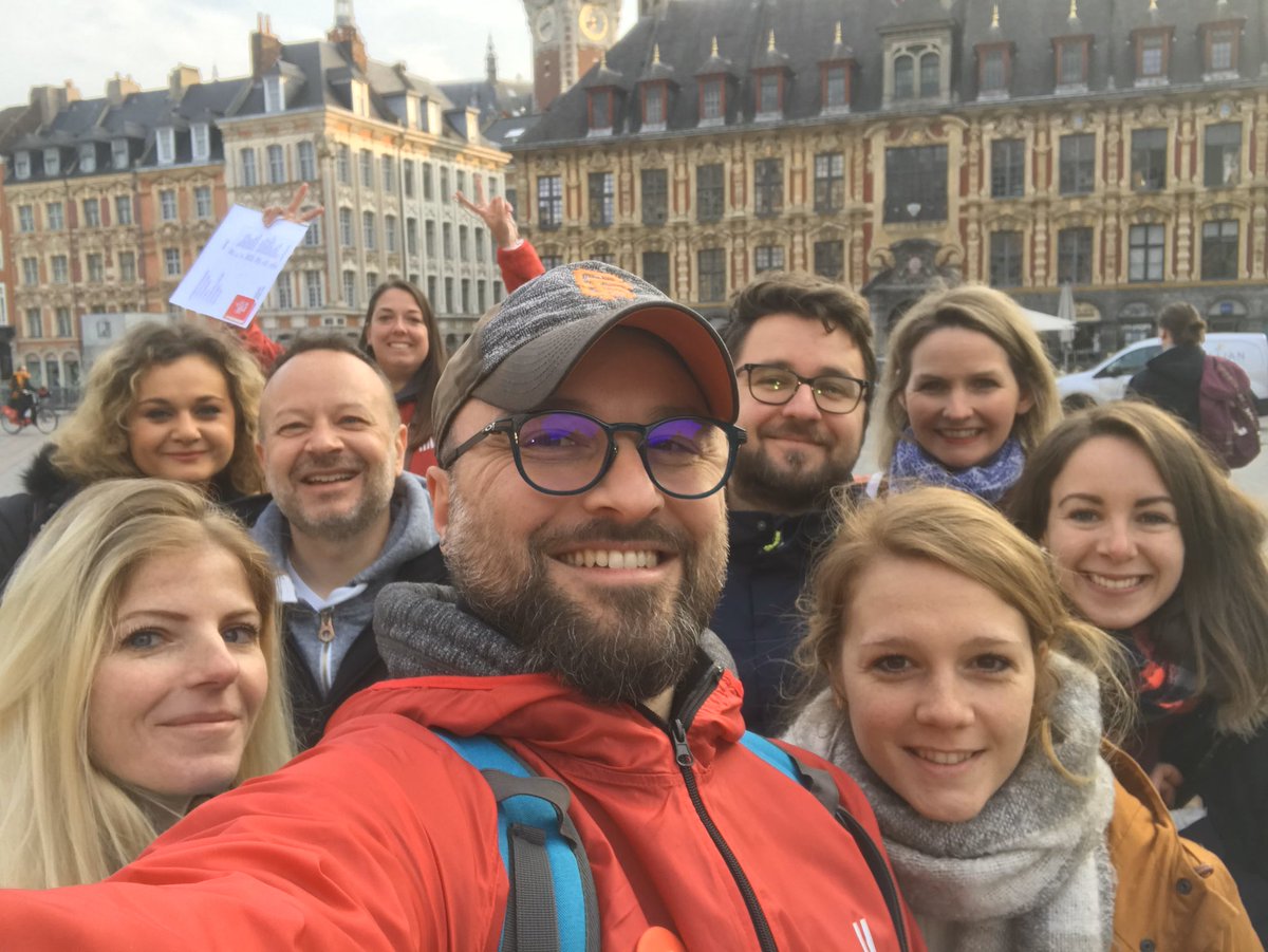 ODuhamelTourism's tweet photo. Il y a un an, #blogtrip avec des blogueurs de voyage très sympas à @lillefrance pour le #WAT2019 avec @Hello_Lille https://t.co/PmghbXdonn