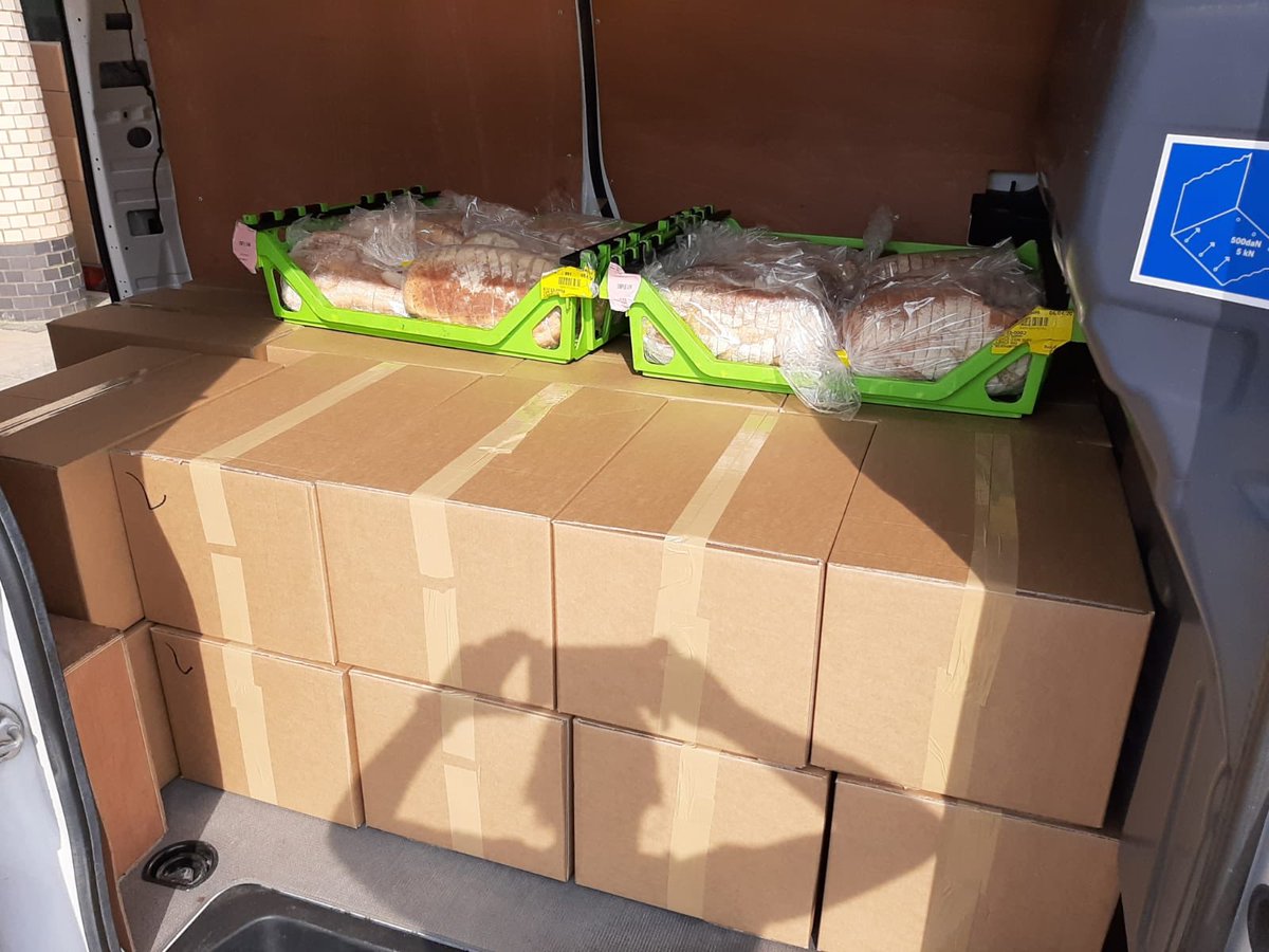 projectgivewv's tweet photo. Over the last 2 days Kelly and Lucy have delivered nearly 90 essential food boxes around Wolverhampton.
Today's treats are hot cross buns ๐ must resist temptation!!
#ProjectGIVEwv #helpinghand #support #WCC #Wolverhampton #Isolationhelp https://t.co/2wjYTprbxs