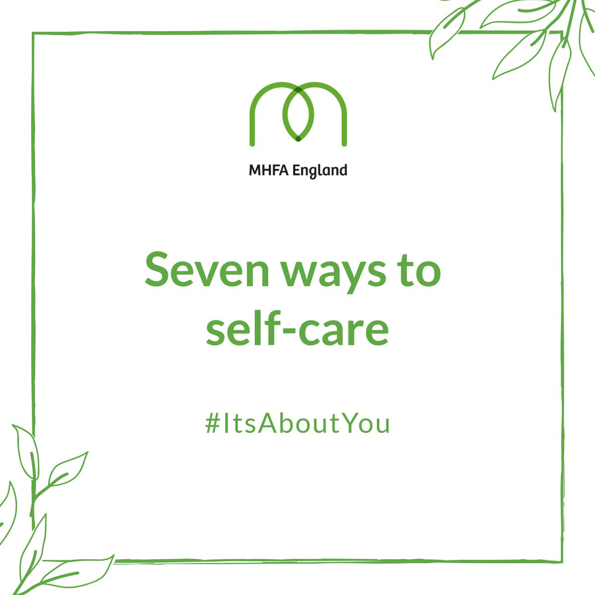 Self-care is about actively finding ways to give your brain a rest. To recharge & replenish in order to avoid stress, burnout and poor  #mentalhealth. Over the  #EasterWeekend we will be sharing our wellbeing tips to help you address your stress.  #ItsAboutYou  #StressAwarenessMonth