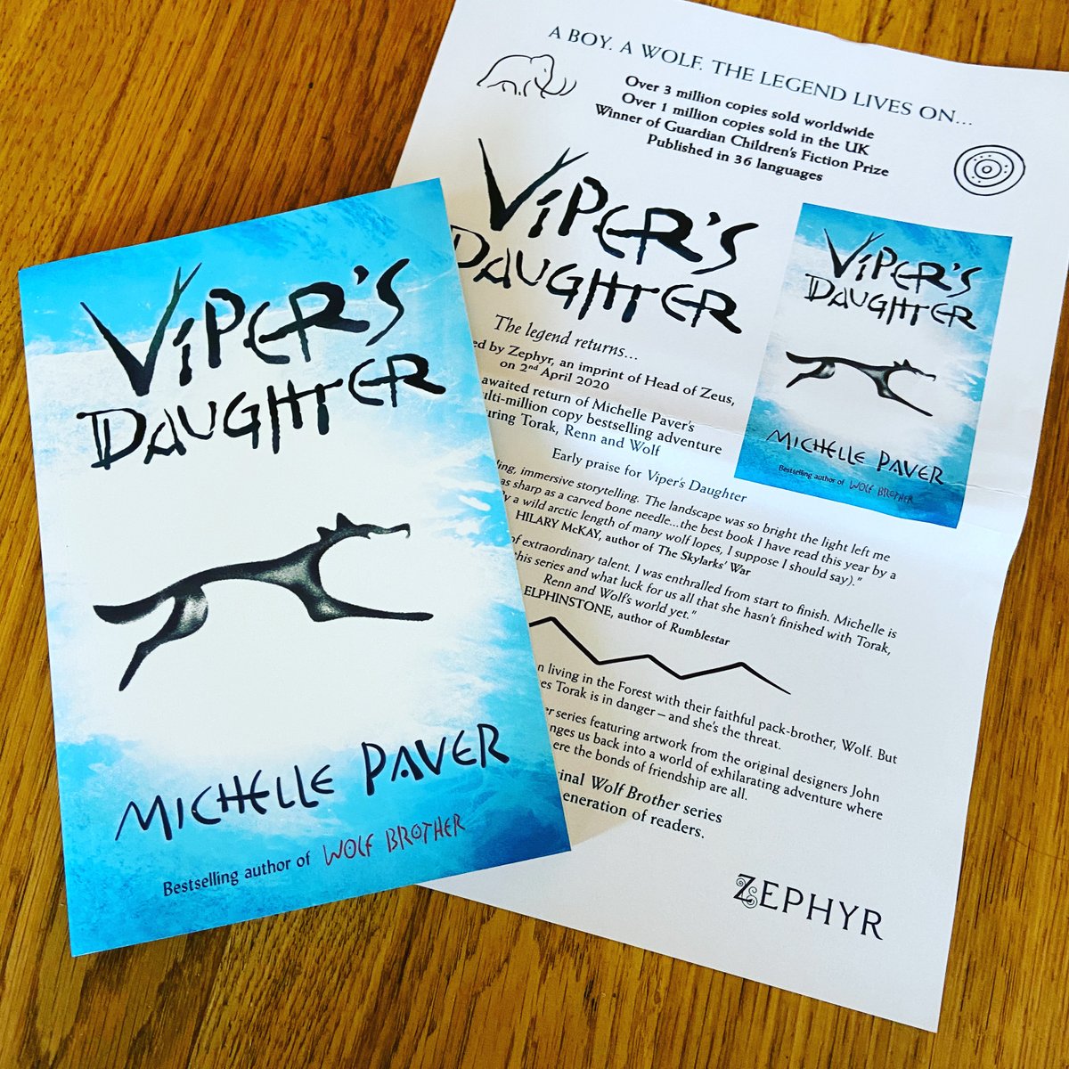 booksfortopics's tweet photo. Today on the blog - a review of the highly anticipated new book in the Wolf Brother series - Viper's Daughter by 
@MichellePaver - and a link to a FREE ACTIVITY PACK!

LINK: https://t.co/mRCABnUQN2 https://t.co/cAtLitbisc