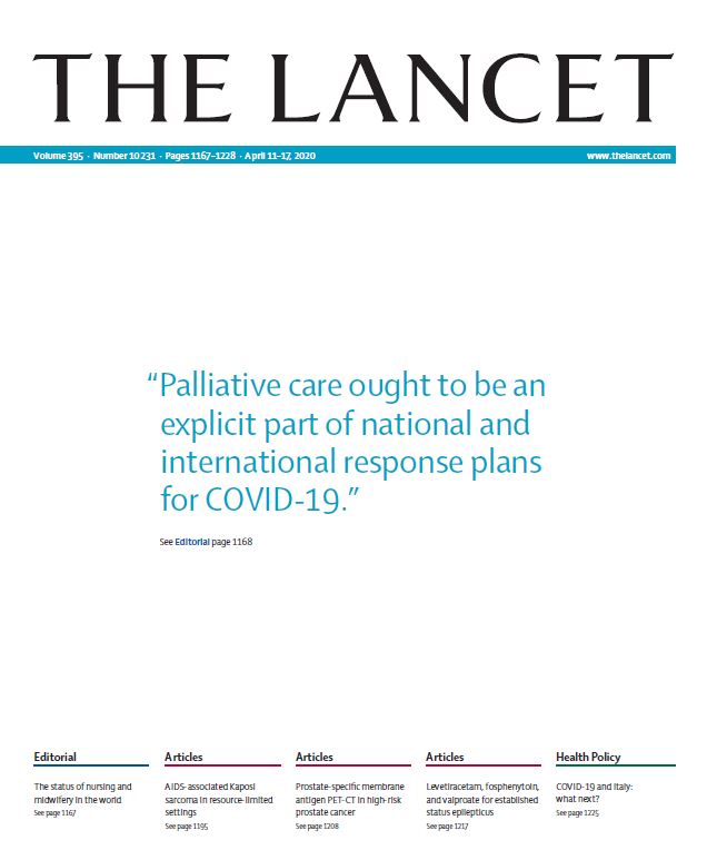 On this week's cover—Editorial: As health systems become strained under #COVID19, providing safe &amp; effective #palliativecare, including end-of-life care, becomes especially vital &amp; especially difficult hubs.ly/H0pnp4_0