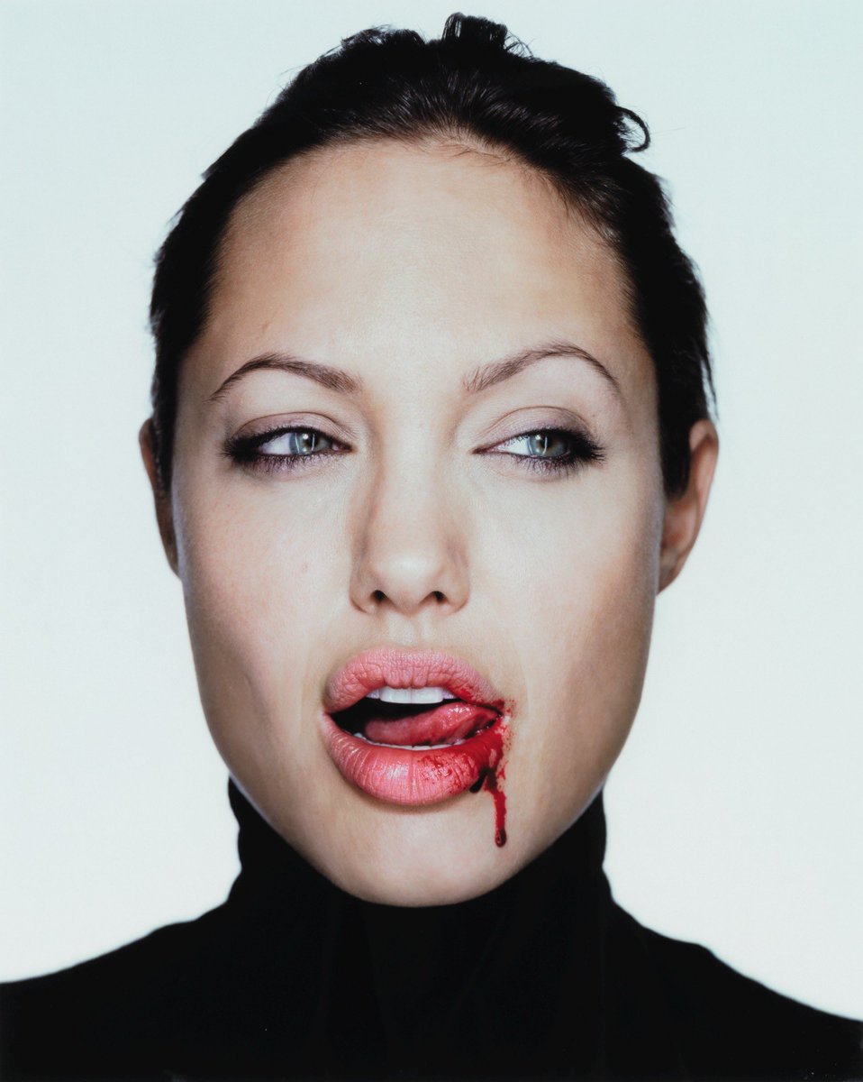 Angelina Jolie (Cancer Rising, Venus, Mercury) is known to have openly expressed her obsession with knives, blood and death.