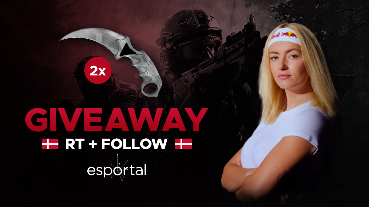 G2 mimi 🌻 (@mimimimichaela) on Twitter photo GIVEAWAY TIME!!
To celebrate that I've partnered up with <a href="/EsportalDK/">Esportal Danmark</a>, we give TWO human beings the chance to win a Karambit Urban Masked knife! All you gotta do is to:
⭐️Follow <a href="/EsportalDK/">Esportal Danmark</a>
⭐️Retweet this tweet!
⭐️Follow me
⭐️stay safe!!
Good luck guys! (rolling winner 19/04) GIVEAWAY TIME!!
To celebrate that I've partnered up with <a href="/EsportalDK/">Esportal Danmark</a>, we give TWO human beings the chance to win a Karambit Urban Masked knife! All you gotta do is to:
⭐️Follow <a href="/EsportalDK/">Esportal Danmark</a>
⭐️Retweet this tweet!
⭐️Follow me
⭐️stay safe!!
Good luck guys! (rolling winner 19/04)
