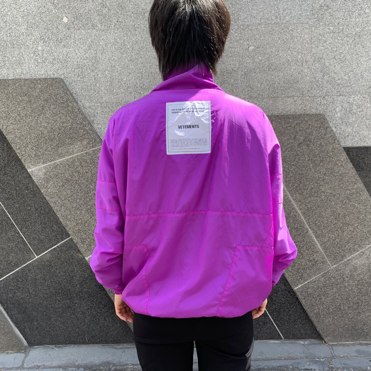 クーポンで半額☆2280円! VETEMENTS 18AW ANGEL TRACK JACKET