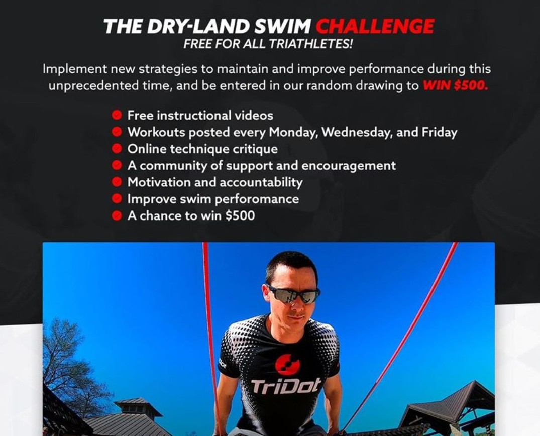 TriDotTraining's tweet photo. Don't miss the opportunity to WIN $500 with TriDot's Dry-Land Swim Challenge!
Learn more at https://t.co/g4j8xtc770
#IAMTriDot #DryLandSwimTraining #Swim #TriathlonTraining #Challenge #GainStrength #BetterTechnique https://t.co/hJBtMt0bOl