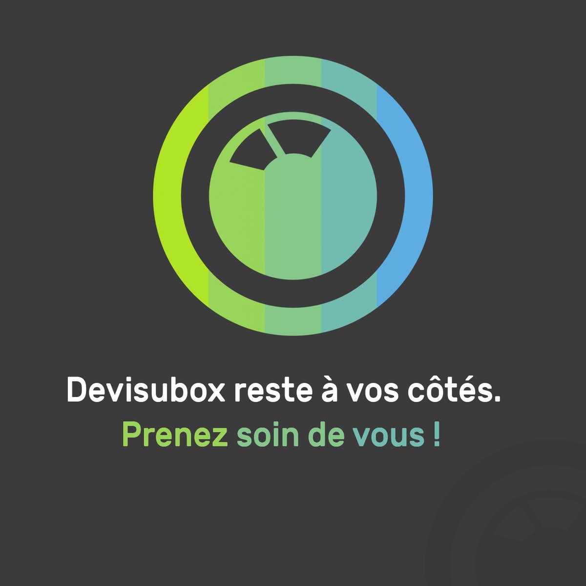 [Devisubox avec vous] Plus mobilisés que jamais, nous continuons à répondre à chacune de vos attentes et à vous accompagner dans vos projets. Nous vous remercions de votre confiance et des messages chaleureux que vous nous adressez tous les jours ! #COVID19 #PrenezSoinDeVous