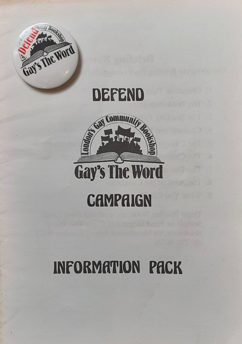 Today is the anniversary of the raid by HM Customs and Excise in 1984 when they seized imported stock worth thousands of pounds and brought criminal charges against the staff and directors. A Defence Campaign was set up to raise funds and awareness as we fought the charges.