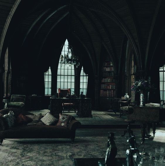 ⁎⁺˳✧༚ slytherin' common room  (my favourite)
