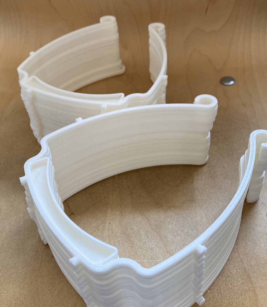 30 X 3D Printed Visor headbands delivered today - If you have a 3D printer, you too can contribute! See link tinyurl.com/qvt7r5y