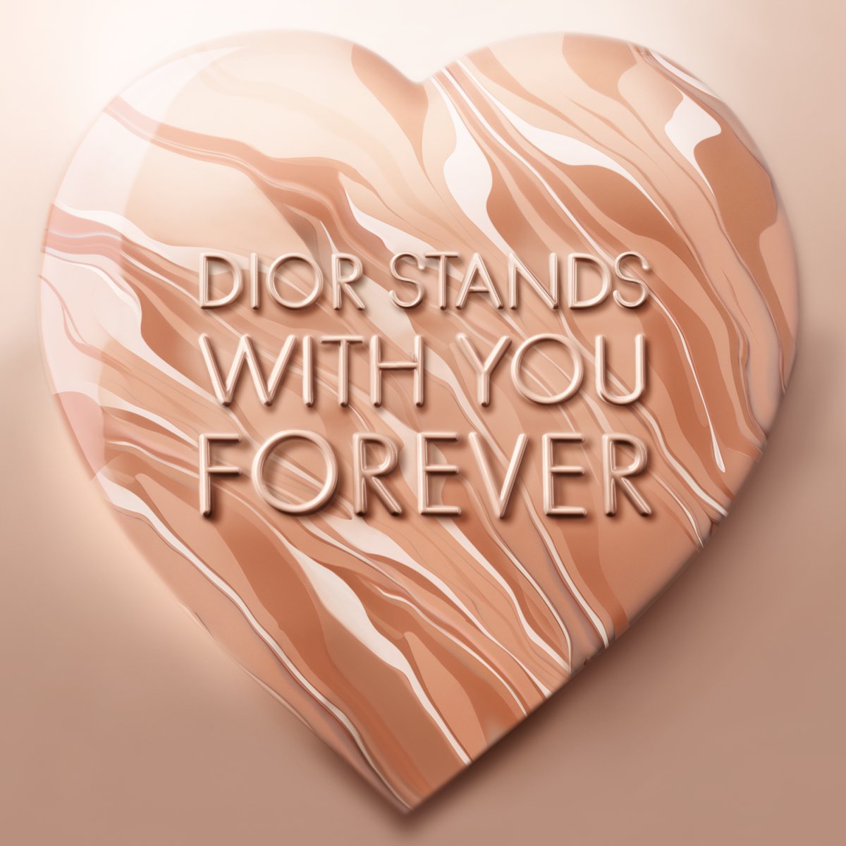 Dior's tweet photo. DIOR STANDS WITH YOU. FOREVER
More than ever, it is time to spread love!
Dior stands with you today and will stand with you tomorrow. Forever.
Learn more https://t.co/Pv52WsWjNd
#DiorStandsWithYou #diormakeup #diorforever https://t.co/HCdPxLpmDq