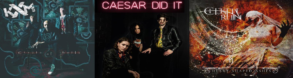 The #CMM this week brings us introductions to <a href="/KXMofficial/">KXM Official</a> <a href="/CaesarDidItBand/">Caesar Did It</a> &amp; <a href="/CelestialRuin/">Celestial Ruin</a> They can be heard from 1:35:10 on igniteamr.com/igniterocks Many thanks #CanadianMaria 😄