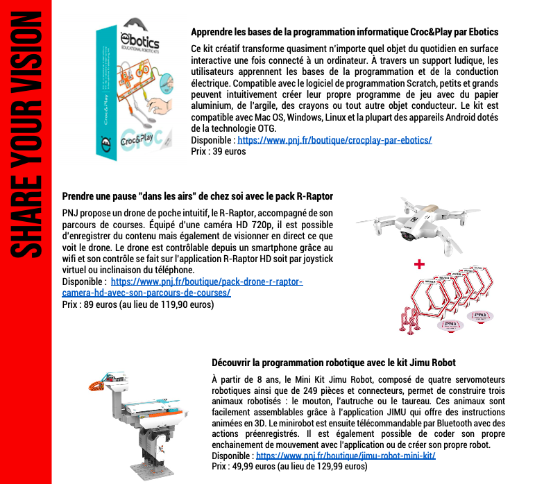 RanieriFrance's tweet photo. Pendant le #confinement, les #enfants, comme les adultes ont chacun besoin d’un temps récréatif. @PNJ_Officiel propose une sélection de produits pour se divertir en famille, tout en initiant les plus jeunes à la robotique https://t.co/VaO0i8afwo https://t.co/tIlDdb1NXb