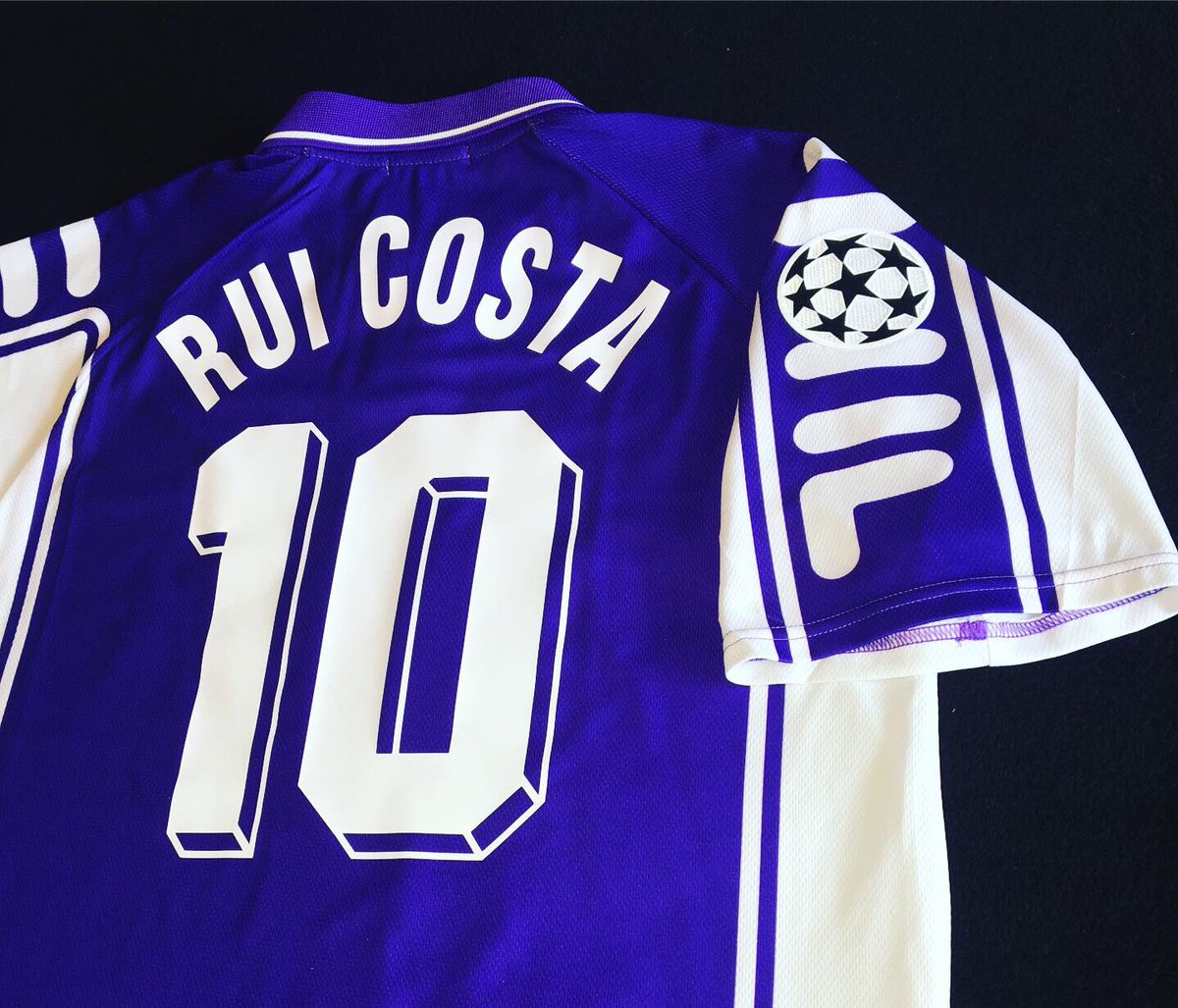 Fiorentina Home shirt from 1999/00. With Portuguese legend Rui