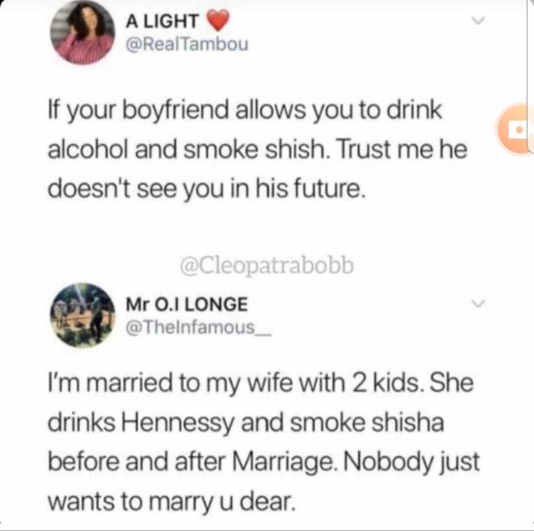 This thread came about because of this screenshot. It's not about "he doesn't see you in his future". Who is he in the first place?It's about these are not my principles and fullstop.