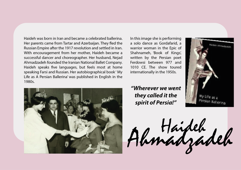 Sheba_Arts's tweet photo. Last year we worked with @AIUCentre to record oral history of Iranian and Kurdish community in Manchester. We interviewed Haideh Ahmadzadeh, a ballerina from Iran.
Have a read.
#GardensofBabylon #heritage #QuarantineLife https://t.co/Q5ncJwypgd