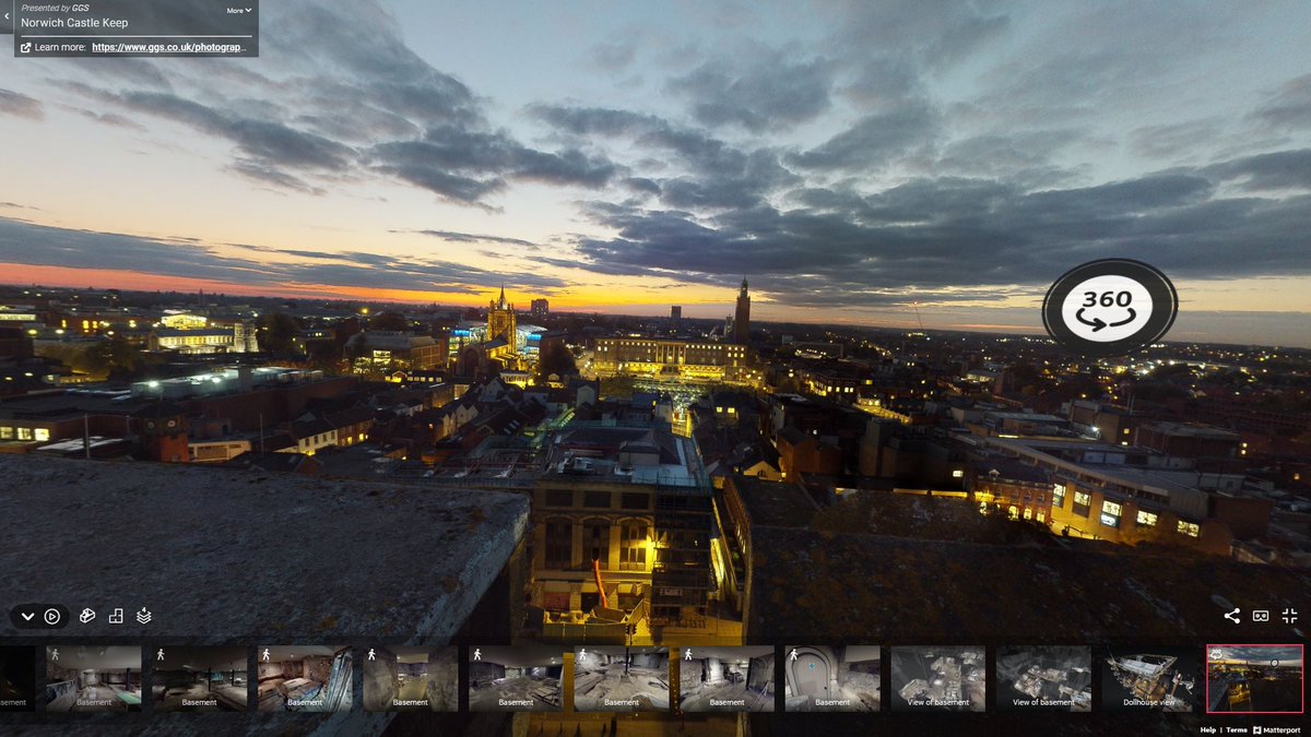 ...you can take a fully interactive 360 degree tour of the current Keep, thanks to our friends  @GGS_Norwich! We love this so much - you can even climb the spiral stairs to take in the view from the battlements (ah...we can almost feel the fresh air!)   https://bit.ly/2xfGNVL 