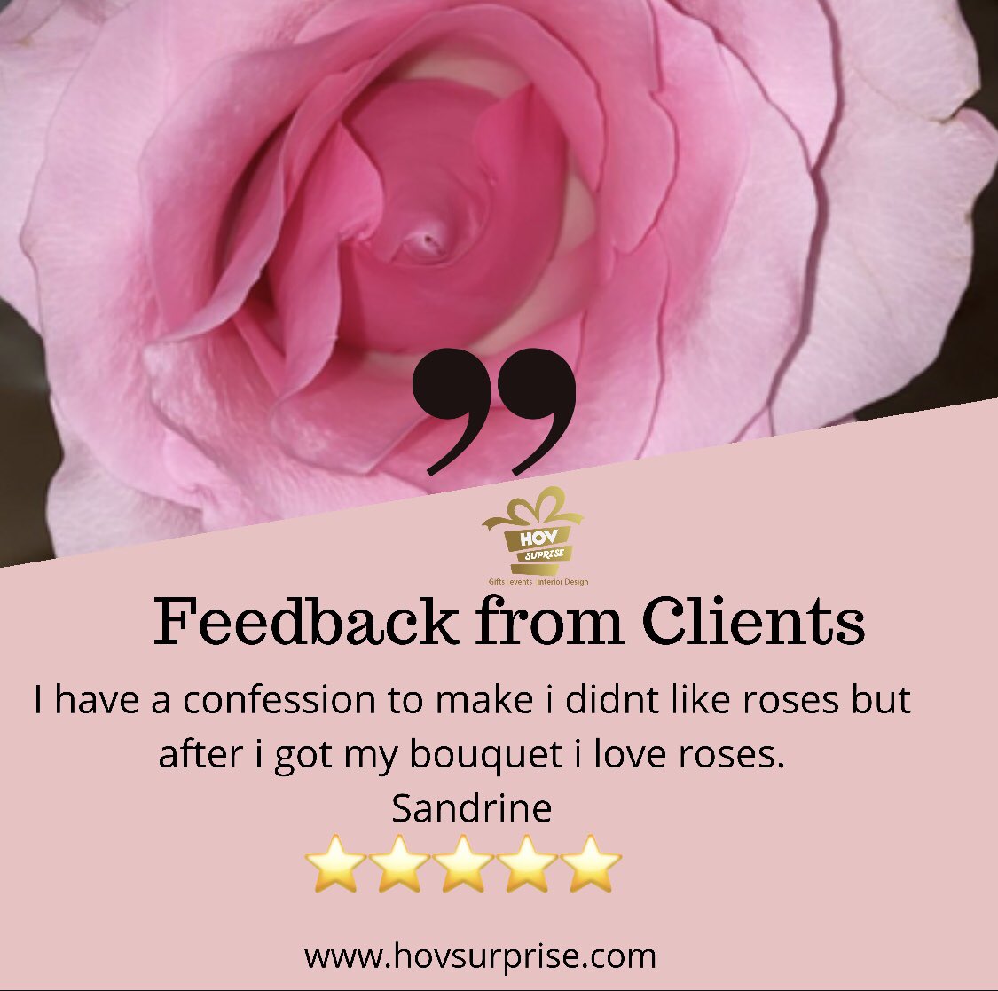 @hov_surprise 5Stars Reviews i love roses!!!!!!! If you have the zeal to make somebody happy, check out hovsurprise.com & order now!!! #reviews #hov_surprise #houseofversi #hovcitysales #herpotential #5starservice #5starreviews #stayhome #flowerbouquets #flowerslovers