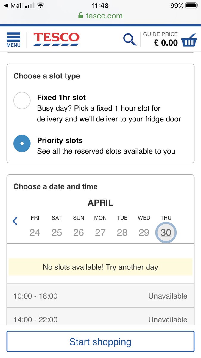Asda Recurring Slots Asda Recurring Slots