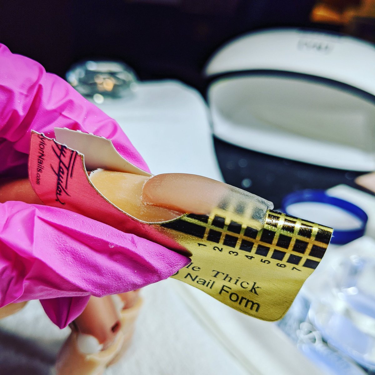 Practice makes perfect! Love Young Nails products!
#acrylicapplication
#sculptingnails
#nailforms
<a href="/youngnailsinc/">Young Nails</a>