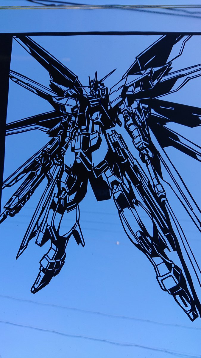 自粛中だからマイガンダムを晒そうぜ 切り絵で!!( 'ω')/バッ