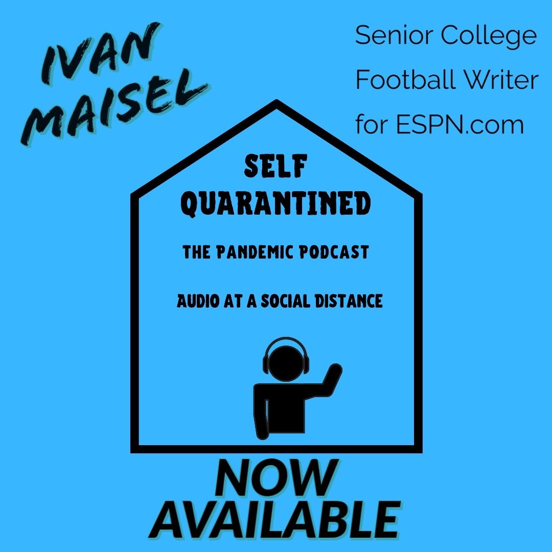 FooshawMedia's tweet photo. This week’s #episode of @SQuarantinedpod , @Ryan21L has a great conversation with @espn #CollegeFootball writer @Ivan_Maisel about his story on @HilinskisHope , @pac12 , and #beanocook . #sports #CollegeFootball @ESPNCFB #football #COVIDー19 #Quarantined https://t.co/nPzy87b4lj https://t.co/d308M6ssA8