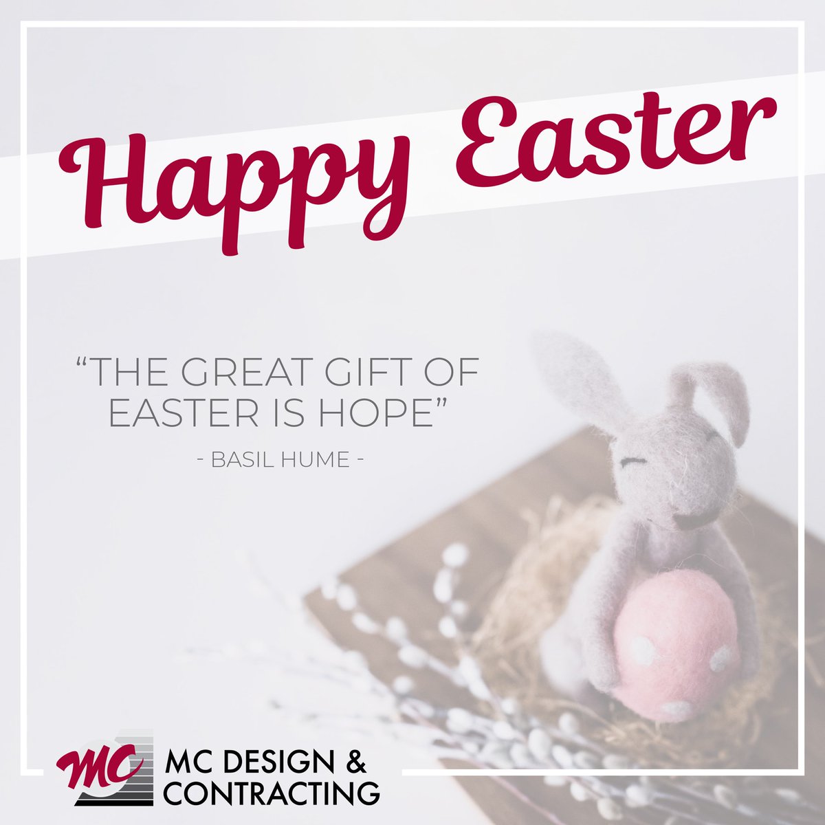 designcontract's tweet image. Wishing you and yours a blessed Easter weekend.

#GoodFriday #RaisedToLife