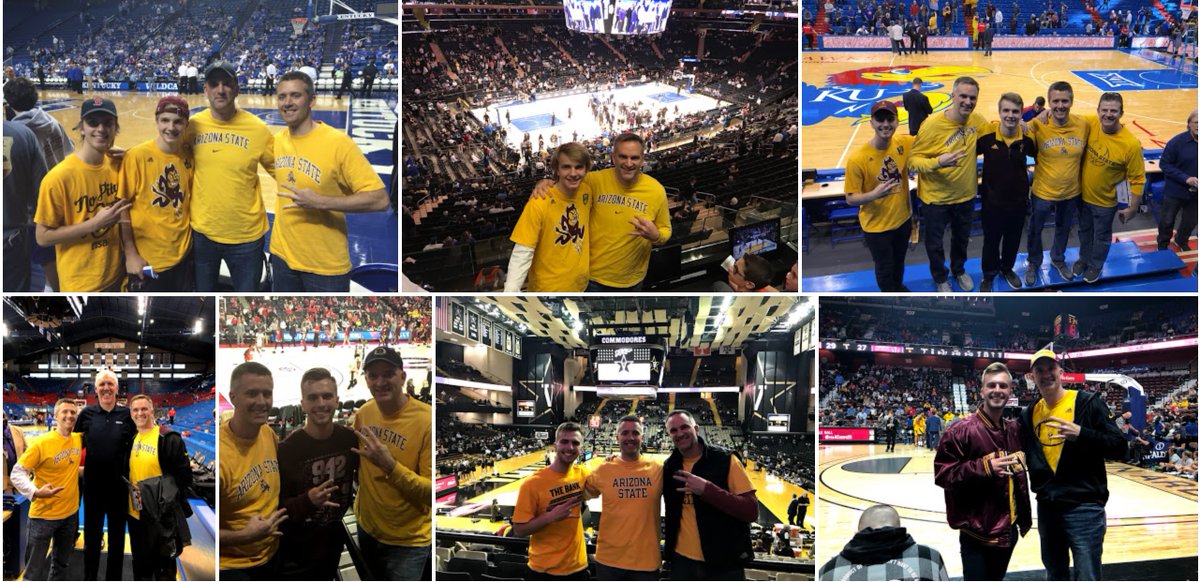 OlenSndvl's tweet photo. @SunDevilHoops Roadtrips !  MSG, Kentucky, Kansas, Vandy, UGA, Mohegan https://t.co/gTxxL0Z3s8
