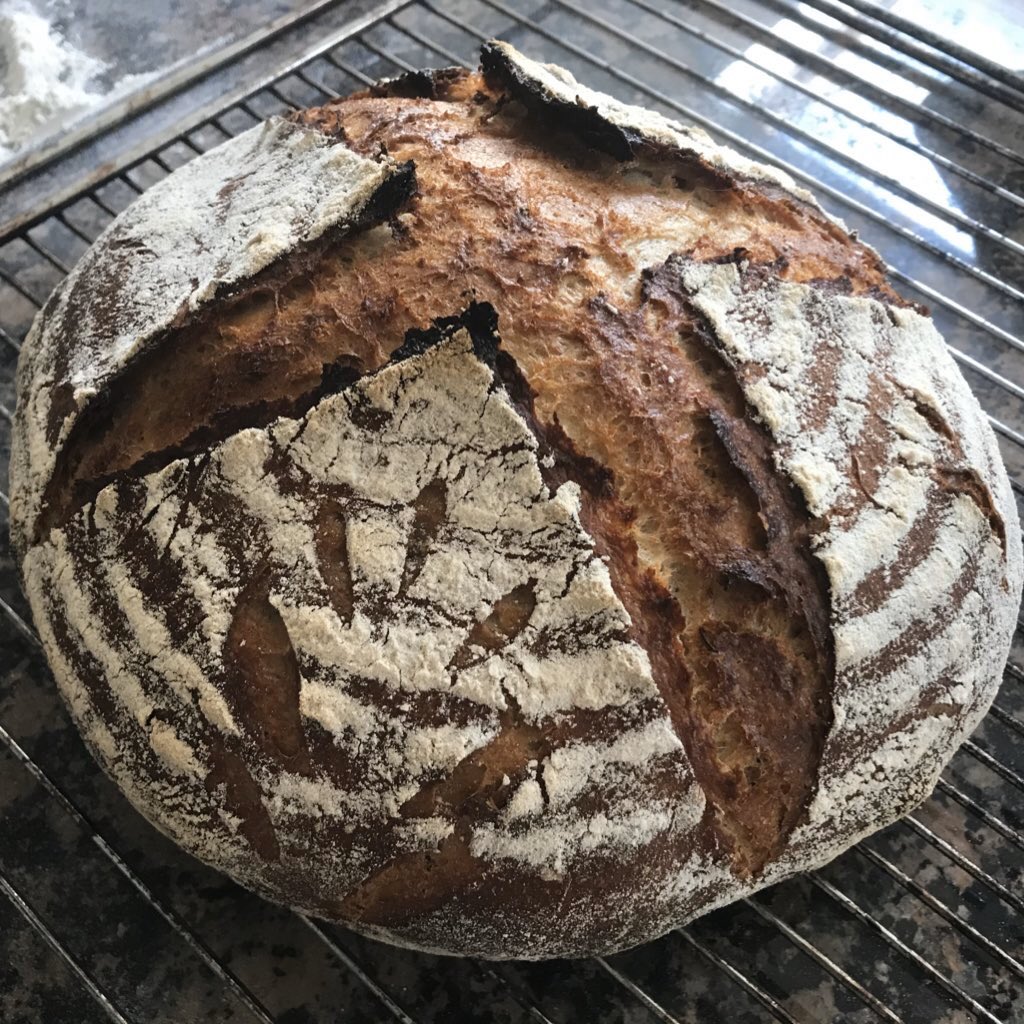 paultaylor006's tweet image. Good Rye-day folks. If in any doubt about what to do today then stay at home and bake 
#EasterWeekend #bakebread