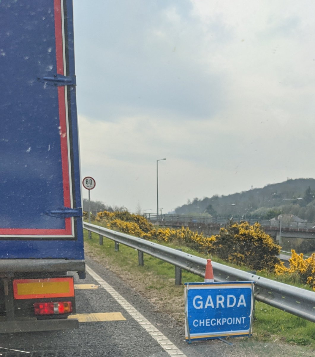 JoshLowry13's tweet photo. That border that's impossible to police, being policed. https://t.co/9Zq7bFT7pr