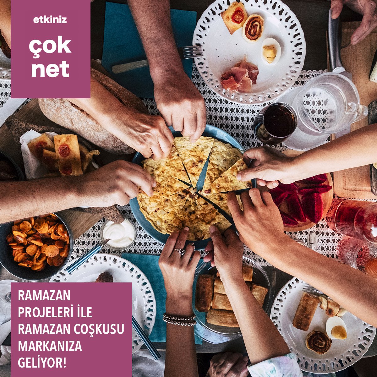 Ramazan Projeleri ile Ramazan coşkusu markanıza geliyor!
MedyaNet her yıl olduğu gibi bu yıl da Ramazan özel projeleriyle markanızı birbirinden zengin mecralara taşıyor.
Siz de hemen MedyaNet’e gelin, hedef kitlenize en etkili mecralardan ulaşın dijital etkiniz çok net olsun!