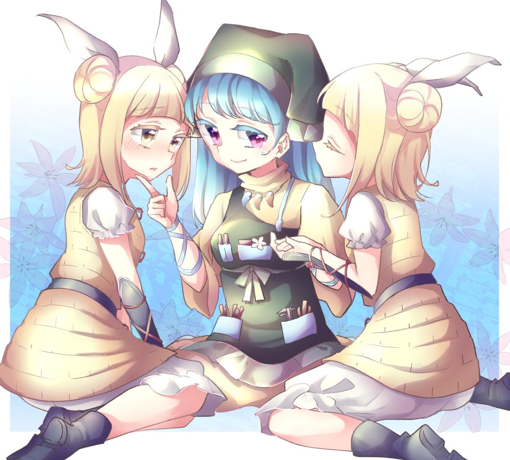 #絵描き繋がれ 小泉直一さんからご指名いただいたので～!たいたい雛パルとまゆけーきをかきます!!!!!(大声) 