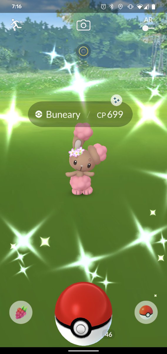 RxShorty's tweet photo. Happy Easter!! ✨😍🐰 #PokemonGO #springevent #firstcatch #firstshinybuneary https://t.co/lCBHFwtym6