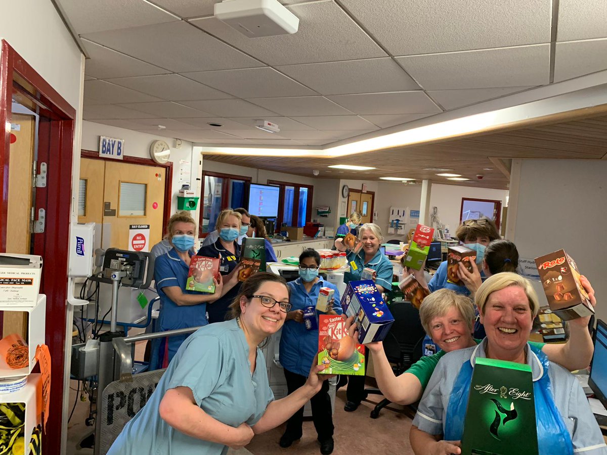 BidfoodUK's tweet photo. Happy Easter! 
We donated over 5,000 @NestleProUK eggs to @uhbtrust for the fantastic #NHSHeroes working hard across this bank holiday weekend 😍
Thank you all for everything you do 💙
#InItTogether #GoodFriday https://t.co/MReN6Vf9gq