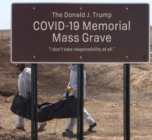 All those infrastructure weeks and this is the only thing that got built?  #TrumpBurialPits