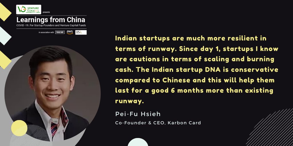 YourStory (@yourstoryco) on Twitter photo Pei-Fu Hsieh, Co-Founder & CEO, Karbon Card on why Indian startups can go the extra mile compared to Chinese startups.
<a href="/venturegurukool/">Venture Gurukool</a> <a href="/awscloud/">Amazon Web Services</a> Pei-Fu Hsieh, Co-Founder & CEO, Karbon Card on why Indian startups can go the extra mile compared to Chinese startups.
<a href="/venturegurukool/">Venture Gurukool</a> <a href="/awscloud/">Amazon Web Services</a>