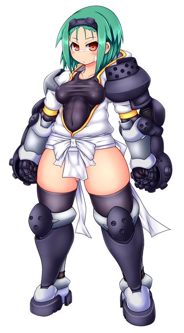 オリキャラ格闘娘立ち絵完成したった! 