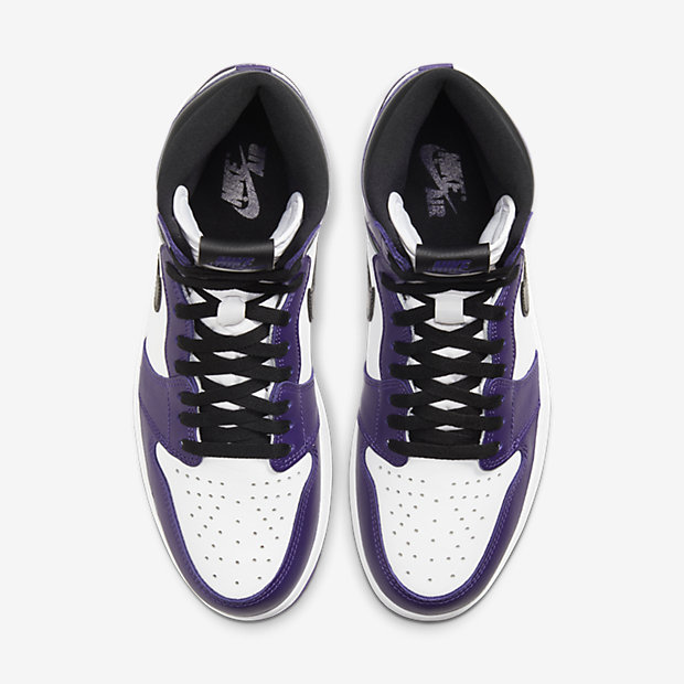 snipes jordan 1 court purple