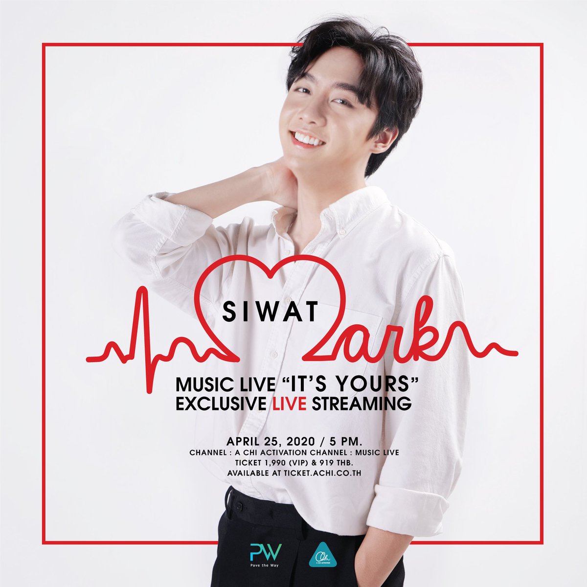 achiactivation's tweet photo. อะชิฯจัดให้เหล่า #หัวใจศิวัช ได้ฟินฟอร์มโฮม! เสิร์ฟกิจกรรมดีๆ โดนใจ กักตัวอยู่บ้านจะไม่เหงาอีกต่อไปกับกิจกรรม MARK SIWAT MUSIC LIVE “IT’S YOURS” EXCLUSIVE LIVE STREAMING 25 เม.ย.นี้จำหน่ายบัตรทาง https://t.co/Pyifr4Vv4D ในวันเสาร์ที่ 18 เม.ย.นี้ เวลา 10.00 น. #MarkSiwatxMusicLive https://t.co/mCM2lXaDBK