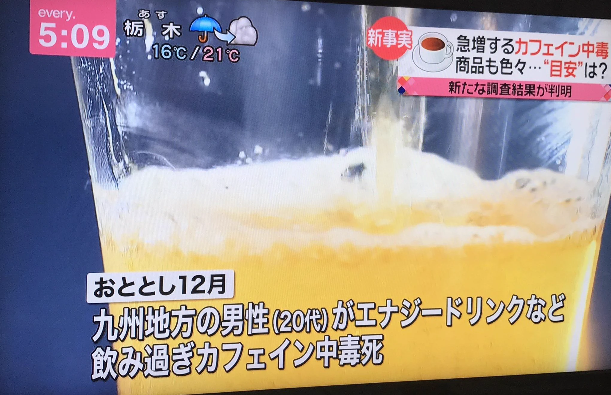 過剰摂取に注意！？エナジードリンクを飲みすぎるとカフェイン中毒になるかも！