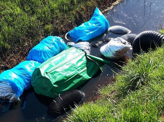 Drugsafval gedumpt in Vriezenveen . | #Overijssel #nieuws Vriezenveen