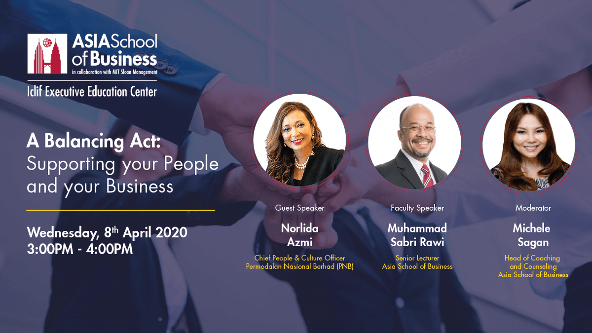 ASBedu_official's tweet photo. #ASBwebinars #AskASB

Full session here: https://t.co/r1jfofVgNn

Can there really be a balance between nurturing human well-being and ensuring business continuity in a #COVID19 world? Catch how industry leaders are managing this in the dialogue series here. https://t.co/KFtU6MWtlW